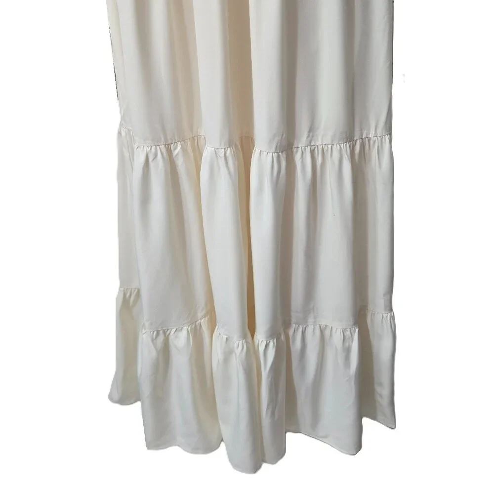 NEW Baltic Born Sophie Sweater Dress L Knit Flowy Lined Natural Ivory Boho Beach - Picture 9 of 11